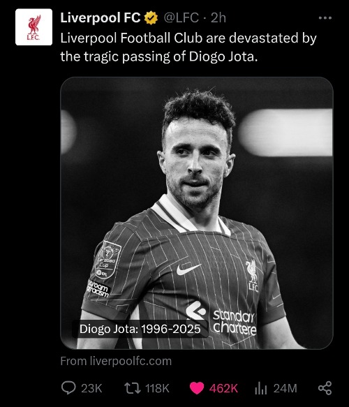 Can we get an F in the chat for Diogo Jota? | made w/ Imgflip meme maker