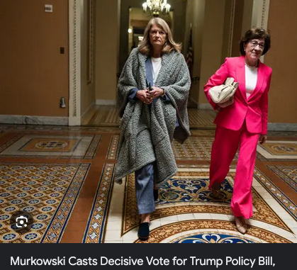 High Quality Lisa Murkowski. Trump Policy Bill, Deciding Vote, Alaska Blank Meme Template