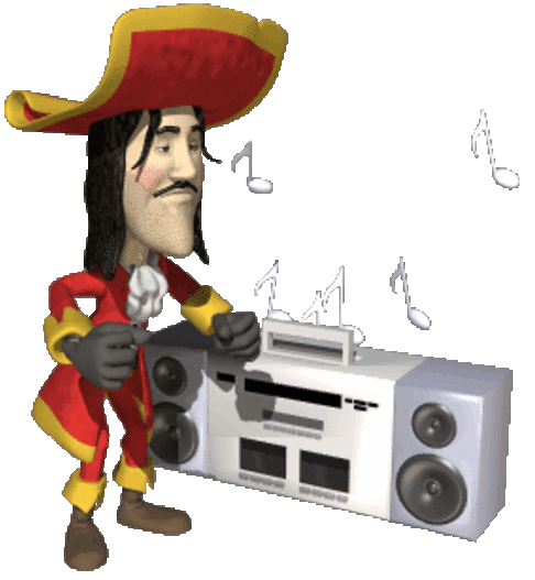 dancing pirate Blank Meme Template