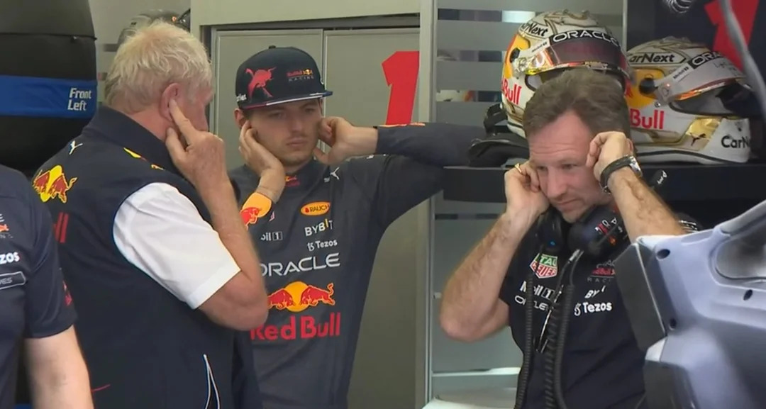 Max verstappen ears plugged deaf Blank Meme Template