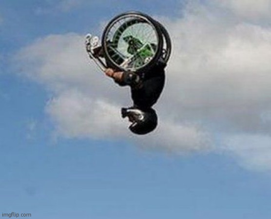 Wheelchair Backflip | image tagged in wheelchair backflip | made w/ Imgflip meme maker