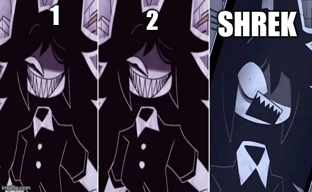 Miss Circle Realization | 1 2 SHREK | image tagged in miss circle realization | made w/ Imgflip meme maker