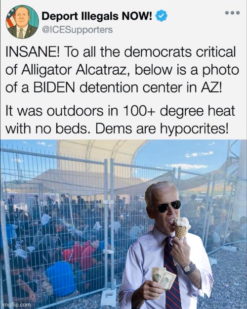 How Joe treated folks | image tagged in joe biden,cage | made w/ Imgflip meme maker
