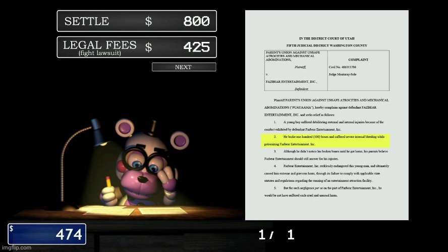 5 nights overworking with no pay | image tagged in fnaf | made w/ Imgflip meme maker