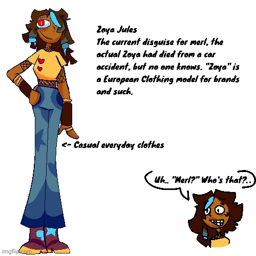 Yk the character I made a couple of days ago that could shapeshift? Yeah this is their current disguise | made w/ Imgflip meme maker