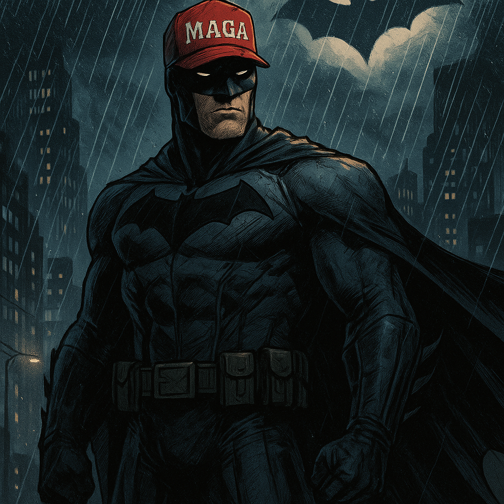 Maga batman Blank Meme Template