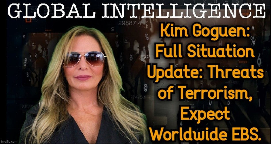Kim Goguen: Full Situation Update: Threats of Terrorism, Expect Worldwide EBS. (Video) 