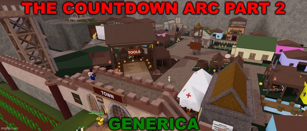 EOI: The Countdown Arc Part 2.mp3 | THE COUNTDOWN ARC PART 2; GENERICA | image tagged in arc,roleplaying | made w/ Imgflip meme maker