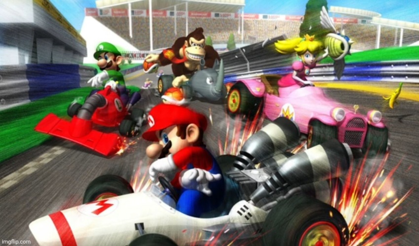 image tagged in mario kart | made w/ Imgflip meme maker