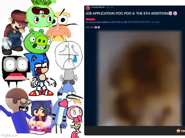 Bunch of Characters React to this Post | image tagged in numberblocks,anti numberblocks,cringe,reactions,poop,numberblocks cringe | made w/ Imgflip meme maker