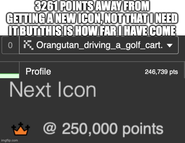 thank you all for upvoting and commenting on my shifter nine months, hopefully im here for many more. | 3261 POINTS AWAY FROM GETTING A NEW ICON, NOT THAT I NEED IT BUT THIS IS HOW FAR I HAVE COME | image tagged in blank white template,thank you,for,your,support | made w/ Imgflip meme maker
