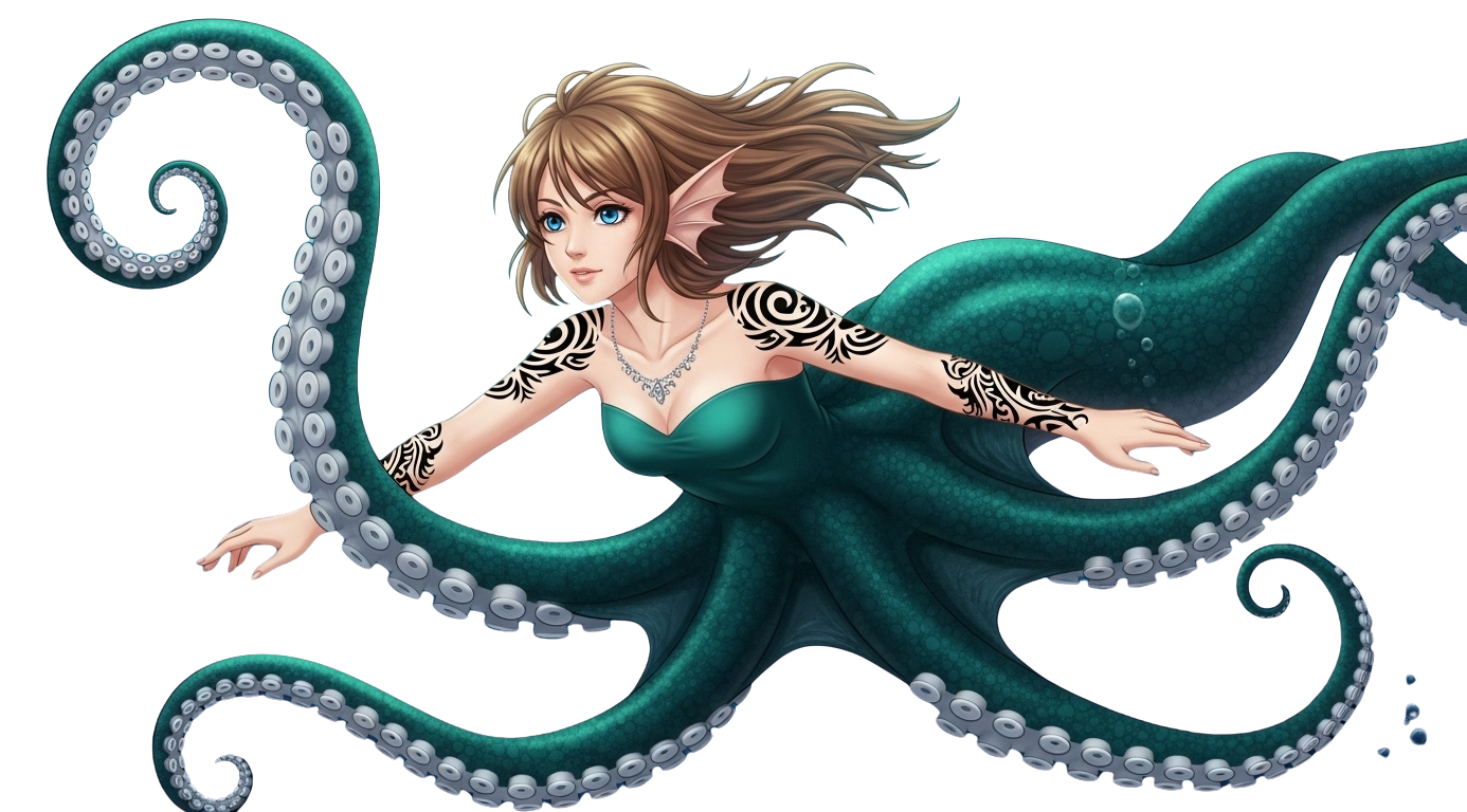 octopus lady Blank Meme Template
