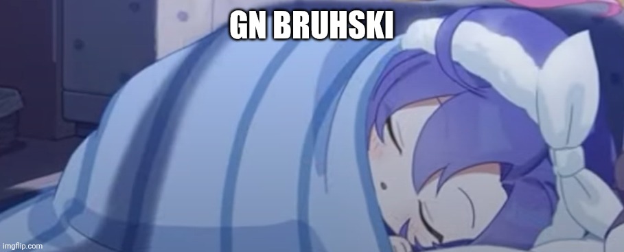 Yuuka Sleeping | GN BRUHSKI | image tagged in yuuka sleeping | made w/ Imgflip meme maker