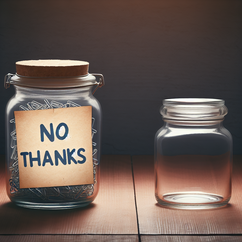 a simple no thanks is better than being ignored Blank Meme Template