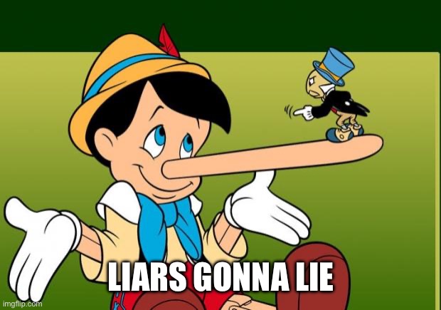 Liar | LIARS GONNA LIE | image tagged in liar | made w/ Imgflip meme maker