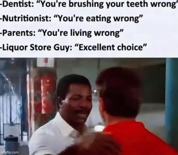 In liquor store guy we trust | made w/ Imgflip meme maker