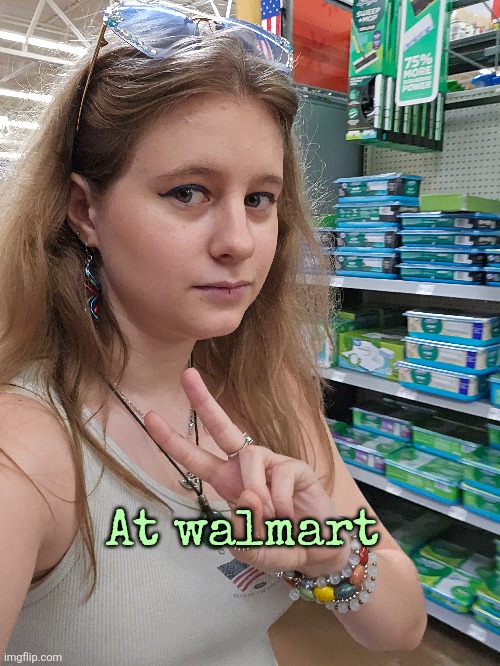 At walmart | made w/ Imgflip meme maker