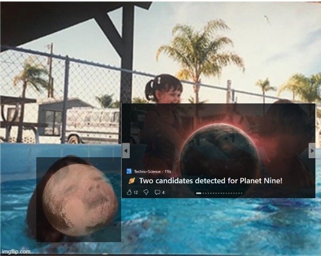 #plutoisaplanet | image tagged in drowning boy | made w/ Imgflip meme maker