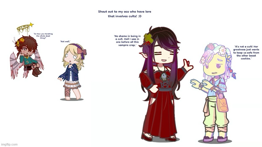 I love these guys (names in comments) | image tagged in gacha,ocs | made w/ Imgflip meme maker