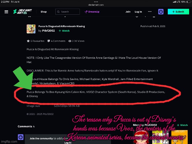 Disney doesn't own Pucca anymore | The reason why Pucca is out of Disney’s hands was because Vooz, the creators of the Korean animated series, became the current owners. | image tagged in disney,disney plus,disney princess,star wars,disney princesses,disney channel | made w/ Imgflip meme maker