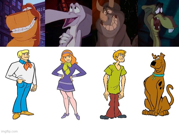 Scooby Doo We’re Back! A Dinosaur’s Story | image tagged in scooby doo,we re back a dinosaur s story | made w/ Imgflip meme maker
