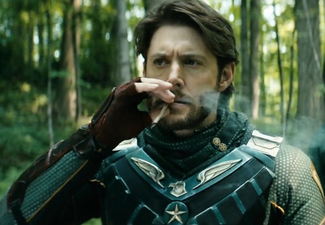 High Quality Soldier Boy Smoking Blank Meme Template