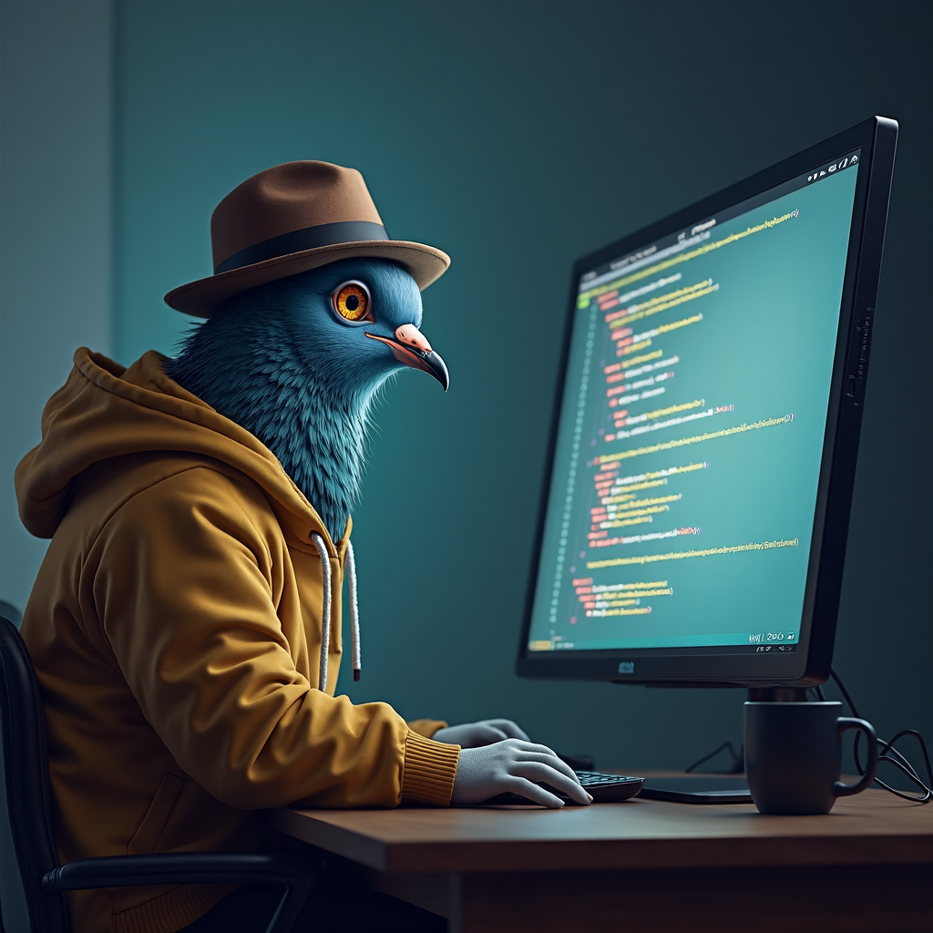 Hacker Doffo Blank Meme Template