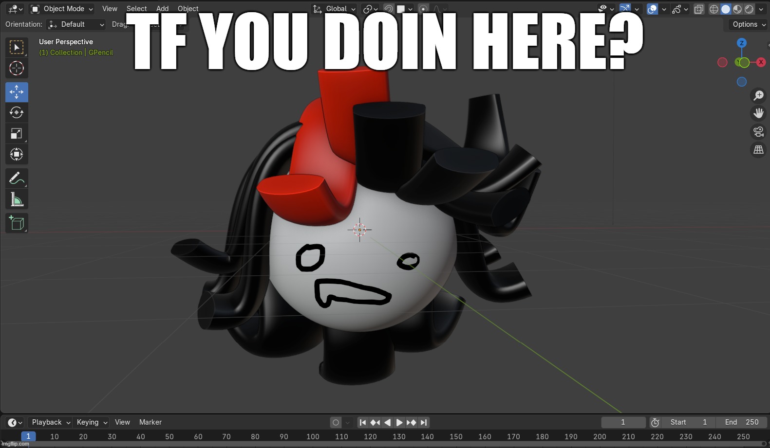 TF YOU DOIN HERE? | made w/ Imgflip meme maker