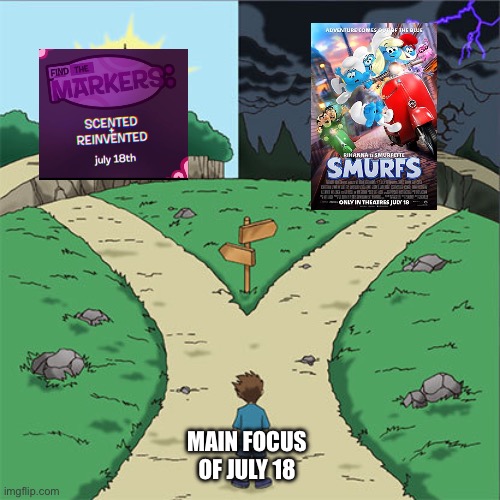 What’s it gonna be | MAIN FOCUS OF JULY 18 | image tagged in two paths | made w/ Imgflip meme maker