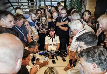 Max on media day Blank Meme Template