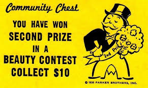 2nd Prize Beauty Contest $10 Monopoly Blank Meme Template