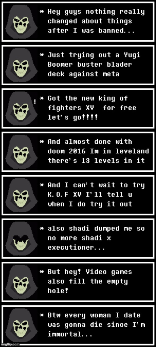 I'm talking in and out of character at the same time ( the shadi part is in chacter) also im I weird for putting shadi x executi | made w/ Imgflip meme maker
