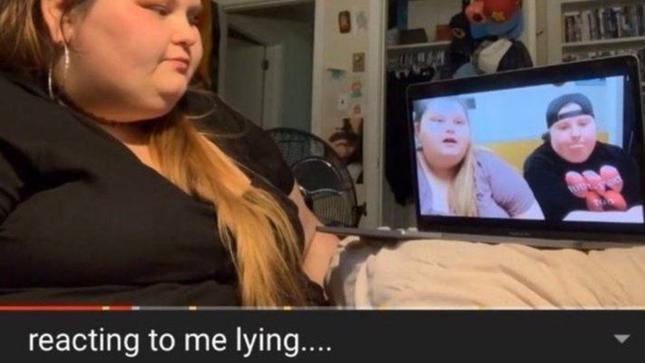 reacting to me lying Blank Meme Template