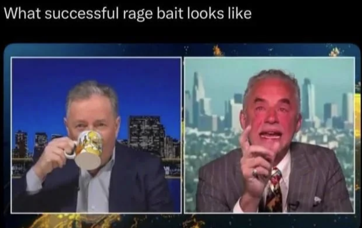 High Quality What successful ragebait looks like Blank Meme Template