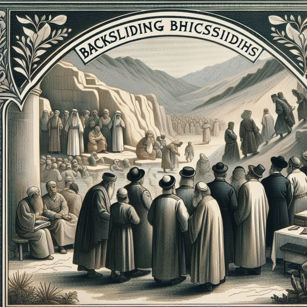 Jewish or Christian sect or denomination BACKSLIDING Blank Meme Template