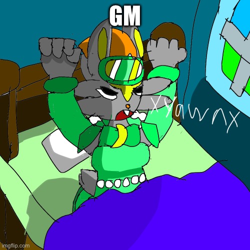 Hi | GM | made w/ Imgflip meme maker