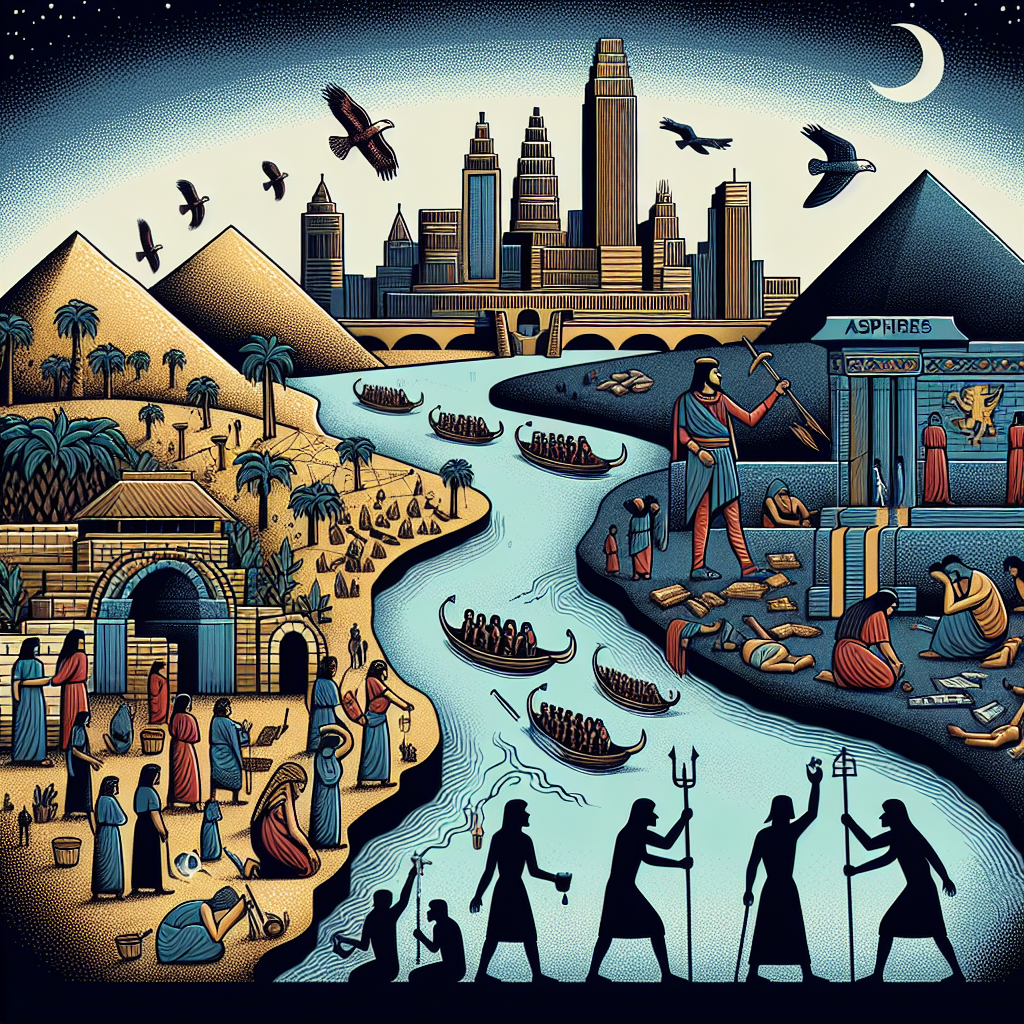 Assyria represented a dominant empire, often oppressive, and the Blank Meme Template