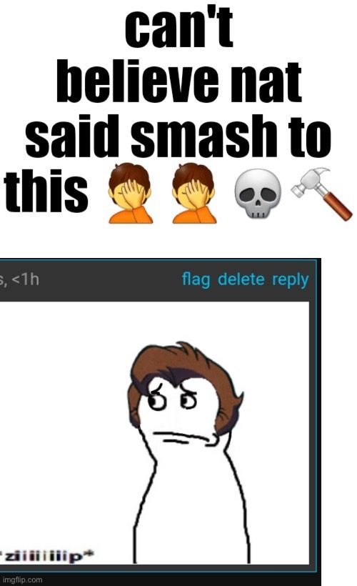 Cant believe nat said smash to this | image tagged in cant believe nat said smash to this | made w/ Imgflip meme maker