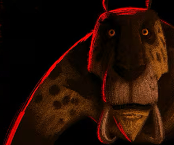 High Quality Sabertooth Lion Thousand Yard Stare Blank Meme Template