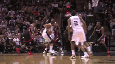 Tim Duncan Finals Put-Back | image tagged in gifs | made w/ Imgflip video-to-gif maker