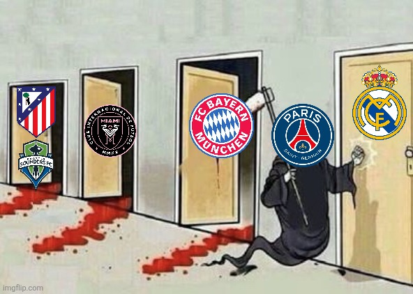 PSG - Bayern 2-0 | image tagged in grim reaper 4 doors,psg,bayern munich,club world cup,soccer,memes | made w/ Imgflip meme maker