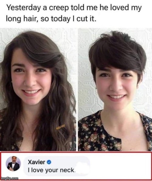 chill | image tagged in haircut | made w/ Imgflip meme maker