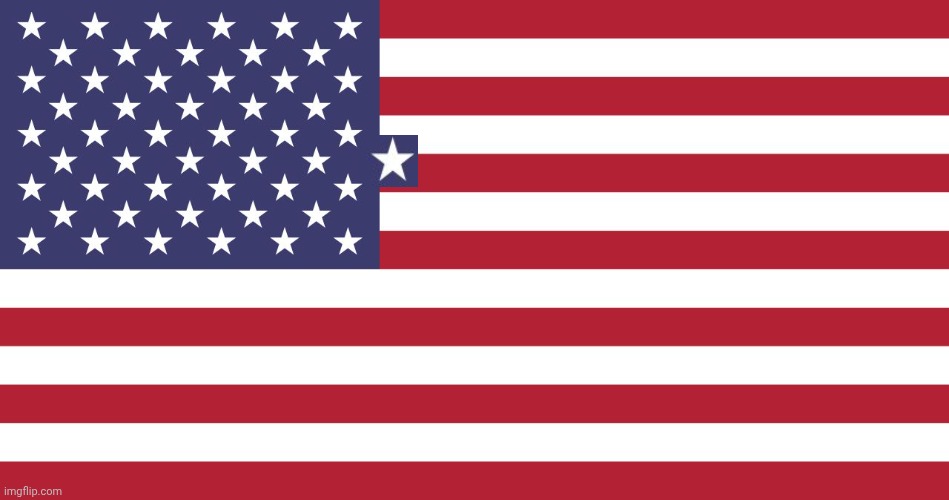 The main reason I'm opposed to there being a 51st state | image tagged in american flag | made w/ Imgflip meme maker