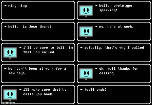 chapter 1.5, the call | made w/ Imgflip meme maker