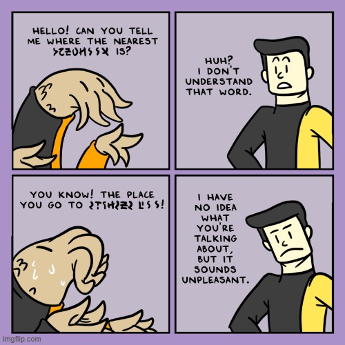 image tagged in stars,alien,language,bathroom,excrete,poo | made w/ Imgflip meme maker
