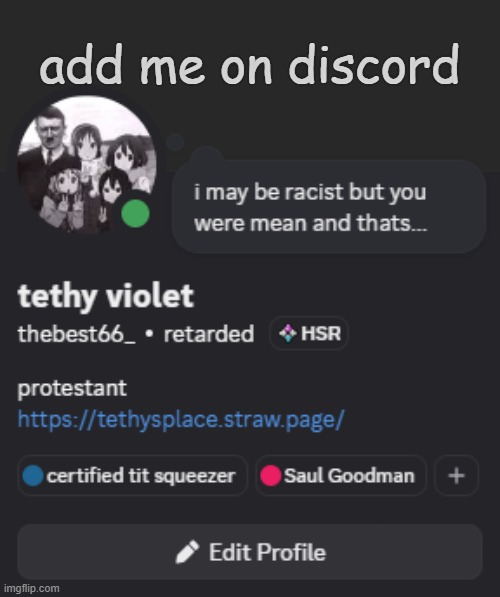 add me on discord | made w/ Imgflip meme maker