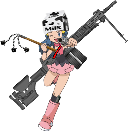 Dawn (Pokémon) As A Soldier Blank Meme Template