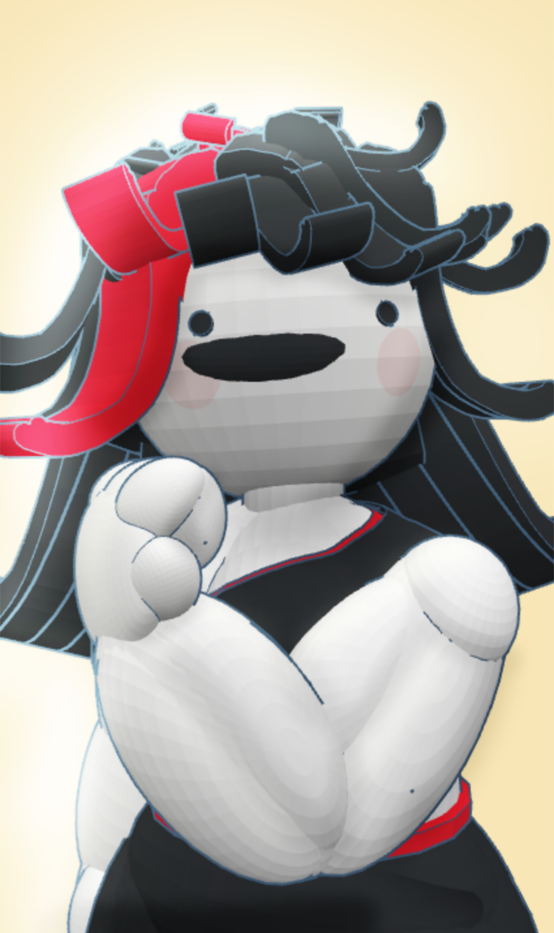 Claire flex Blank Meme Template