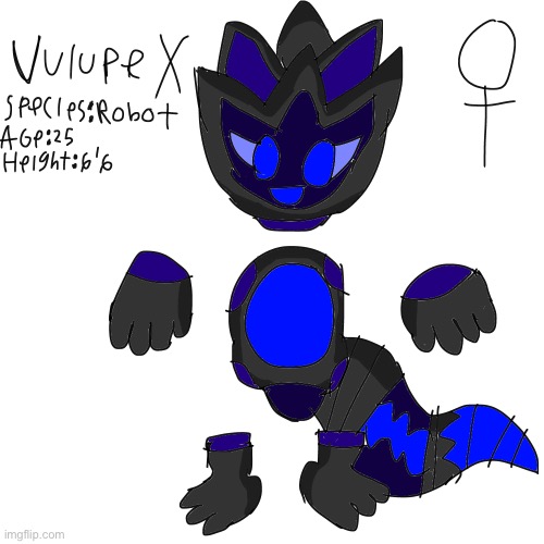 Introducing Vulupe X! (I stayed up ALL night building her -Female Castor) | made w/ Imgflip meme maker