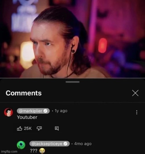 marker plyer | image tagged in memes,markiplier,jacksepticeye | made w/ Imgflip meme maker